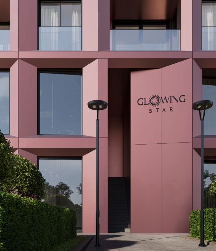 Glowing Star building