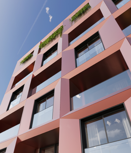 Glowing Star building