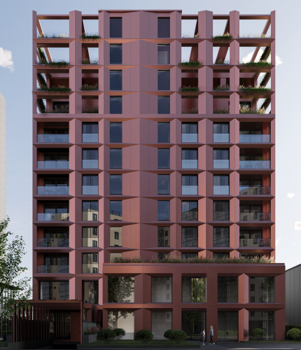 Glowing Star building