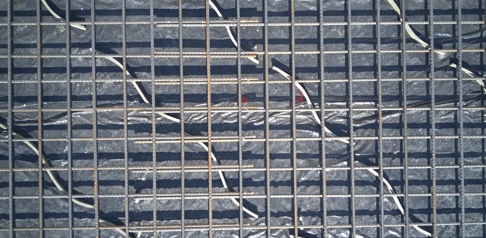 Lower Reinforcement Zone of the Foundation Slab Completed – Glowing Star, Kalabria – Prishtina, KOSOVË