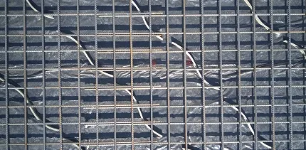 Lower Reinforcement Zone of the Foundation Slab Completed – Glowing Star, Kalabria – Prishtina, KOSOVË