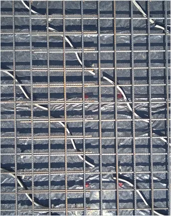 Lower Reinforcement Zone of the Foundation Slab Completed – Glowing Star, Kalabria – Prishtina, KOSOVË