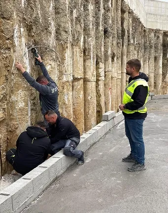 Earthing System Installation – Galvanized Steel Rods Placed at Glowing Star, Kalabria – Prishtina