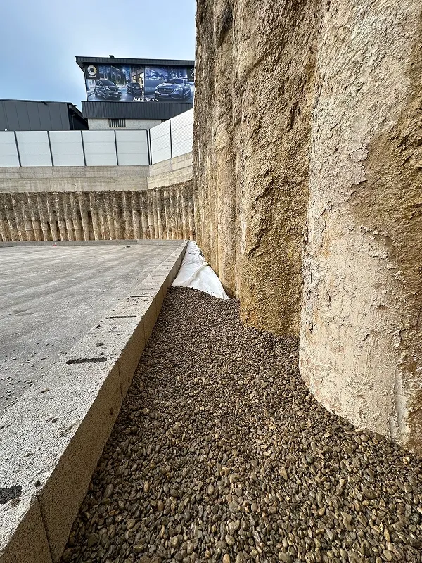 Foundation Drainage System Completed at Glowing Star – Kalabria, Prishtina