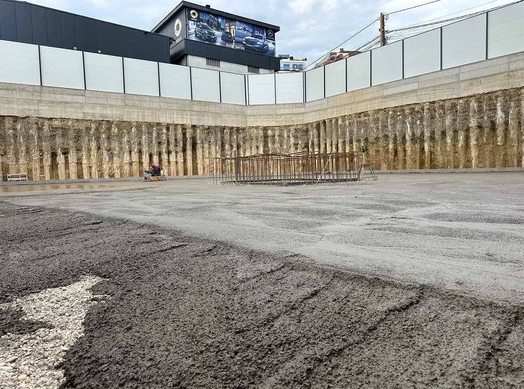 Foundation Preparation Continues – Lean Concrete Layer Completed at Glowing Star, Kalabria – Prishtina