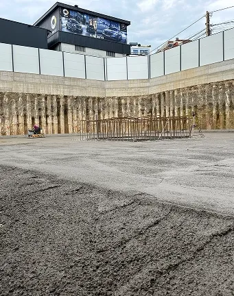 Foundation Preparation Continues – Lean Concrete Layer Completed at Glowing Star, Kalabria – Prishtina