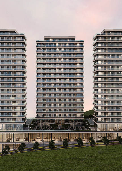 Glowing Group - View of Glowing Hill buildings and park