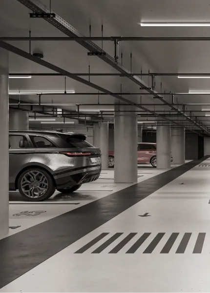 Glowing Tower Prishtina Parking