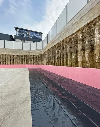 Completion of XPS Insulation and Polyethylene Membrane Layer – Glowing Star, Kalabria – Prishtina